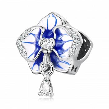 Charms Błękitna orchidea FUG0931